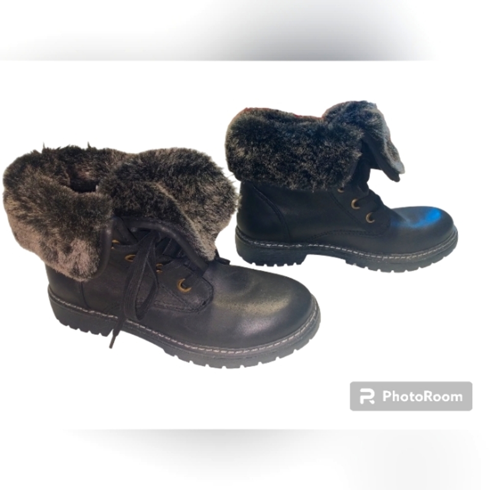 Mossimo Supply Co. Black Combat Boots Size 7 1/2